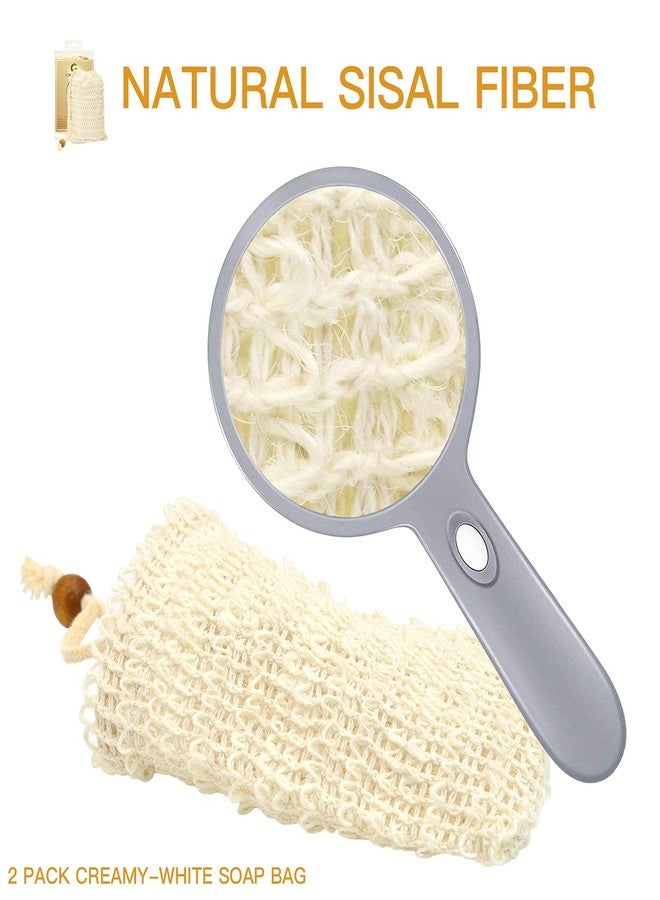 CROVIN 100% Natural Sisal Bath Soap Bag (Set of 2)-Effective Exfoliating Large Premium Soap Saver Pouch Fits Most Bar Soap and Zero-waste, Good Foaming - Image 4